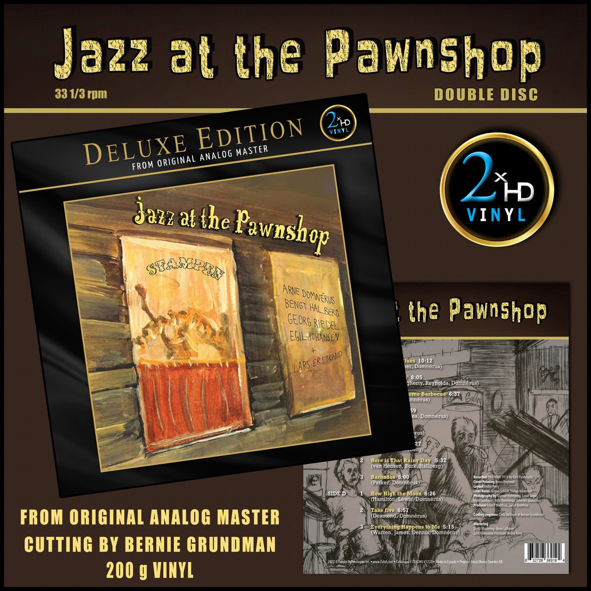 Jazz At The Pawnshop [Deluxe Edition 200g Double Vinyl]