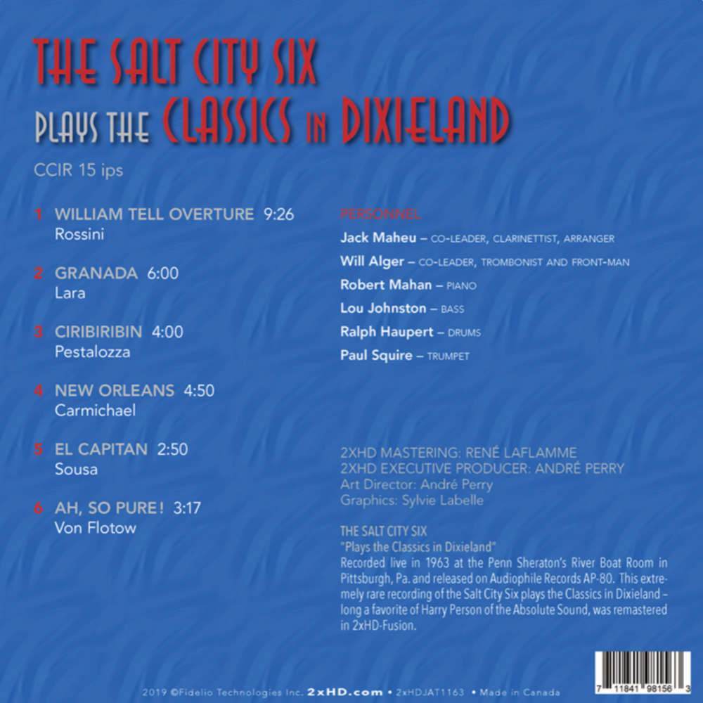 The Salt City Six - Plays The Classics in Dixieland (Analog Reel to Reel Tape)