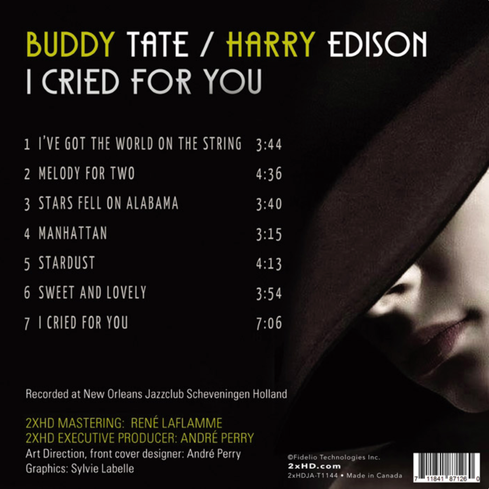 Buddy Tate / Harry Edison - I Cried For You (Analog Reel to Reel Tape)