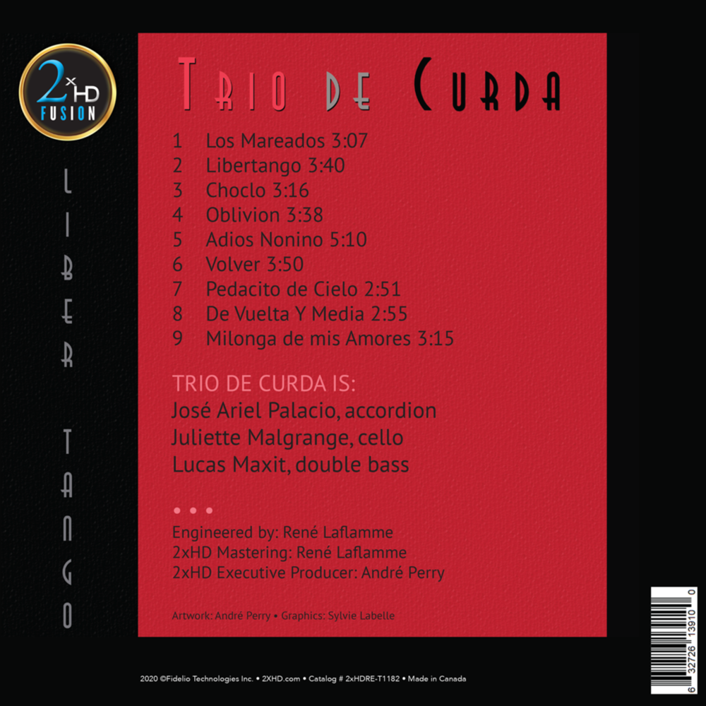 Trio De Curda - Libertango (Analog Reel to Reel Tape) (One Microphone Recording)