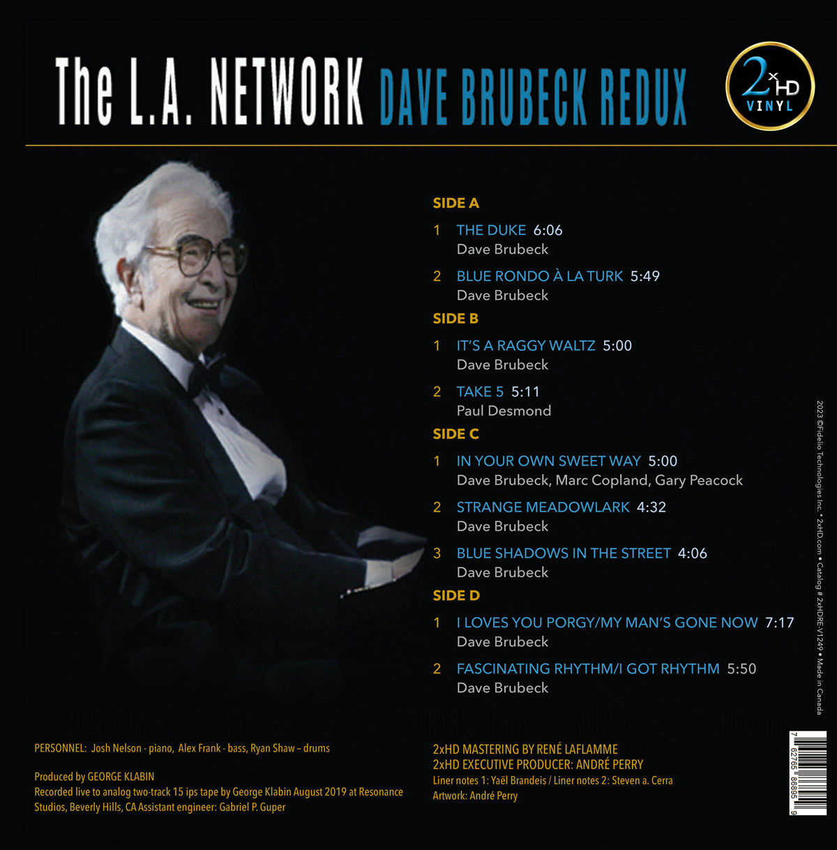 Dave Brubeck Redux [200g Deluxe Double Vinyl]