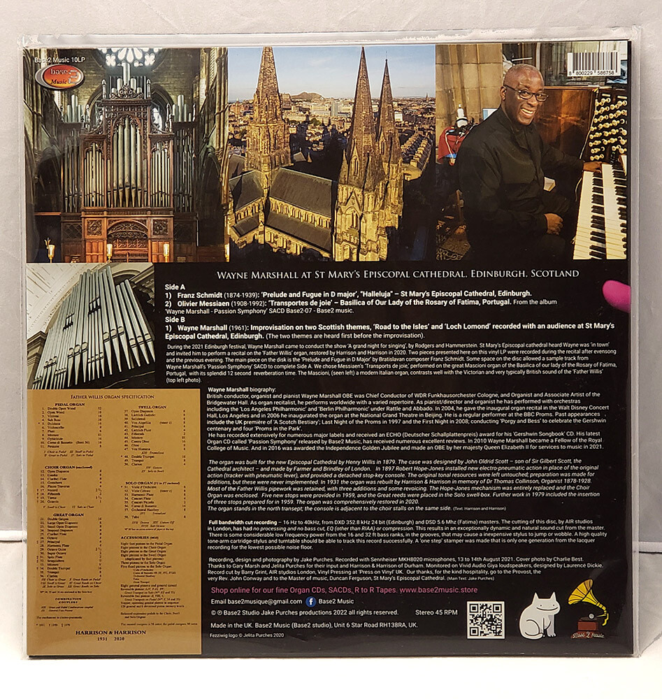The Willis Organ of St. Mary's Episcopal Cathedral Edinburgh [140g Deep Cut Vinyl]