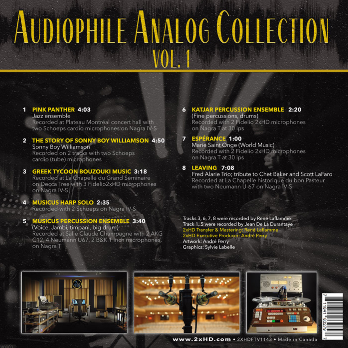 Audiophile Analog Collection Vol. 1 (Analog Reel to Reel Tape)