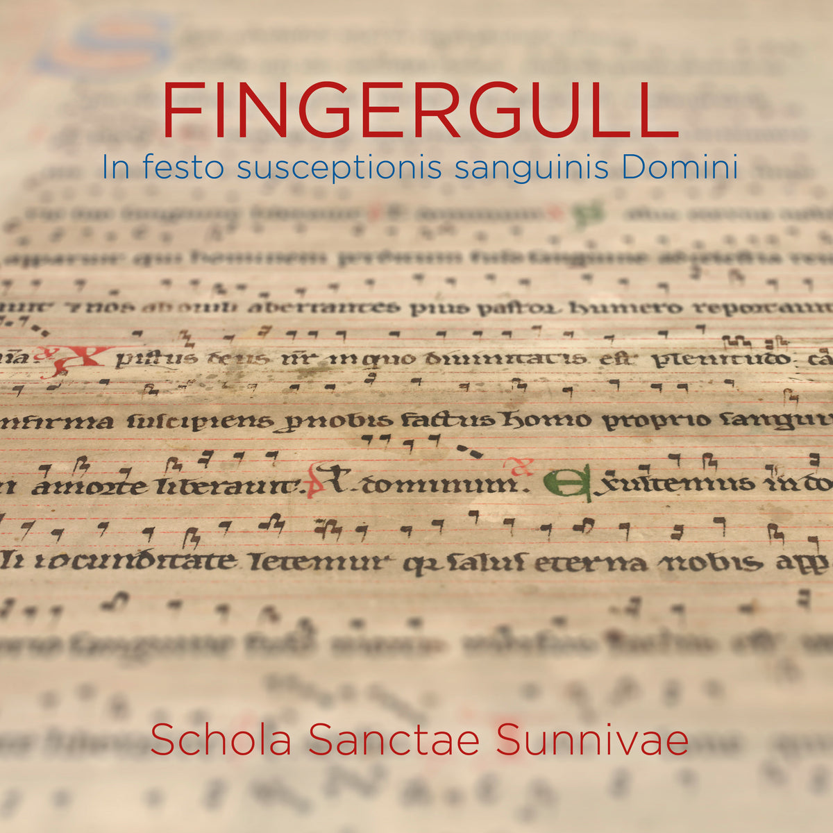 Fingergull - In festo susceptionis sanguinis Domini