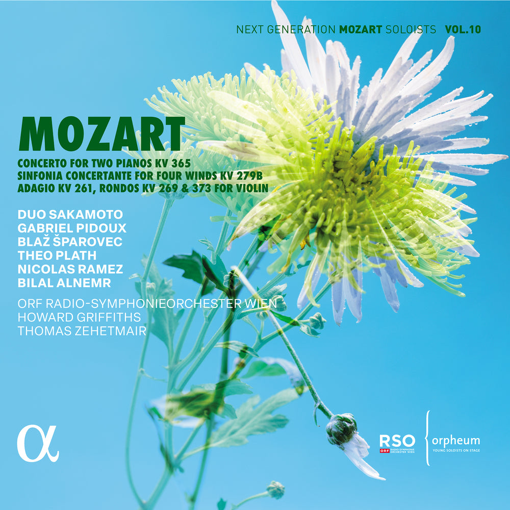 Mozart: Concerto for Two Pianos KV 365, Sinfonia concertante for Four Winds KV 279B, Adagio KV 261,