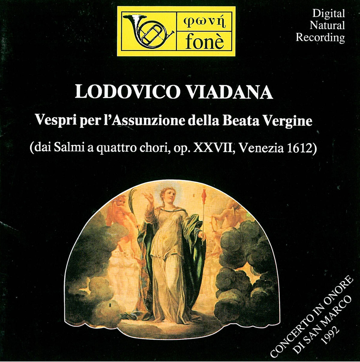 Lodovico Viadana-Vespri Per L'Assunzione Della Beata Vergine