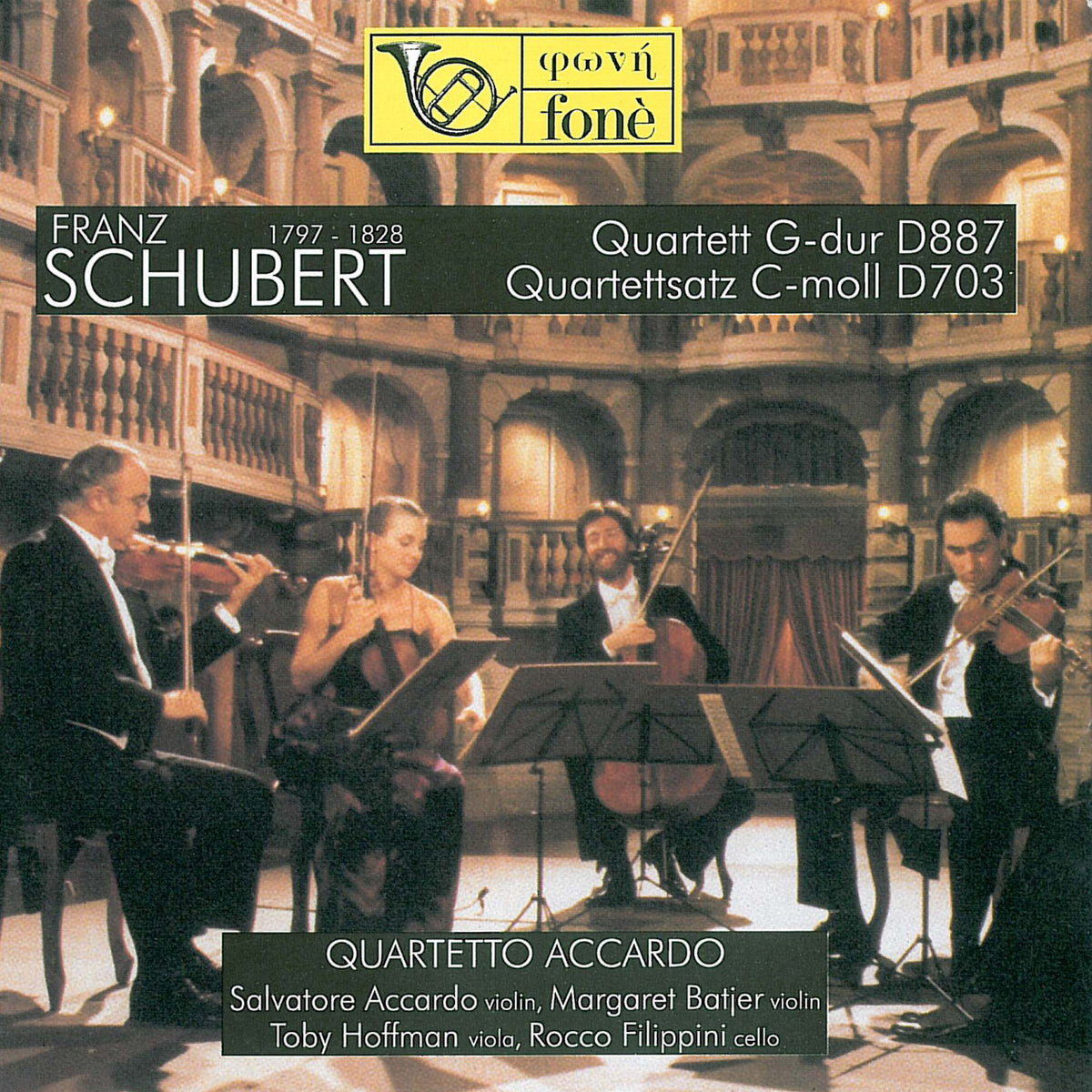 Schubert: Quartet G-dur D 887,  Quartet C-moll D 707
