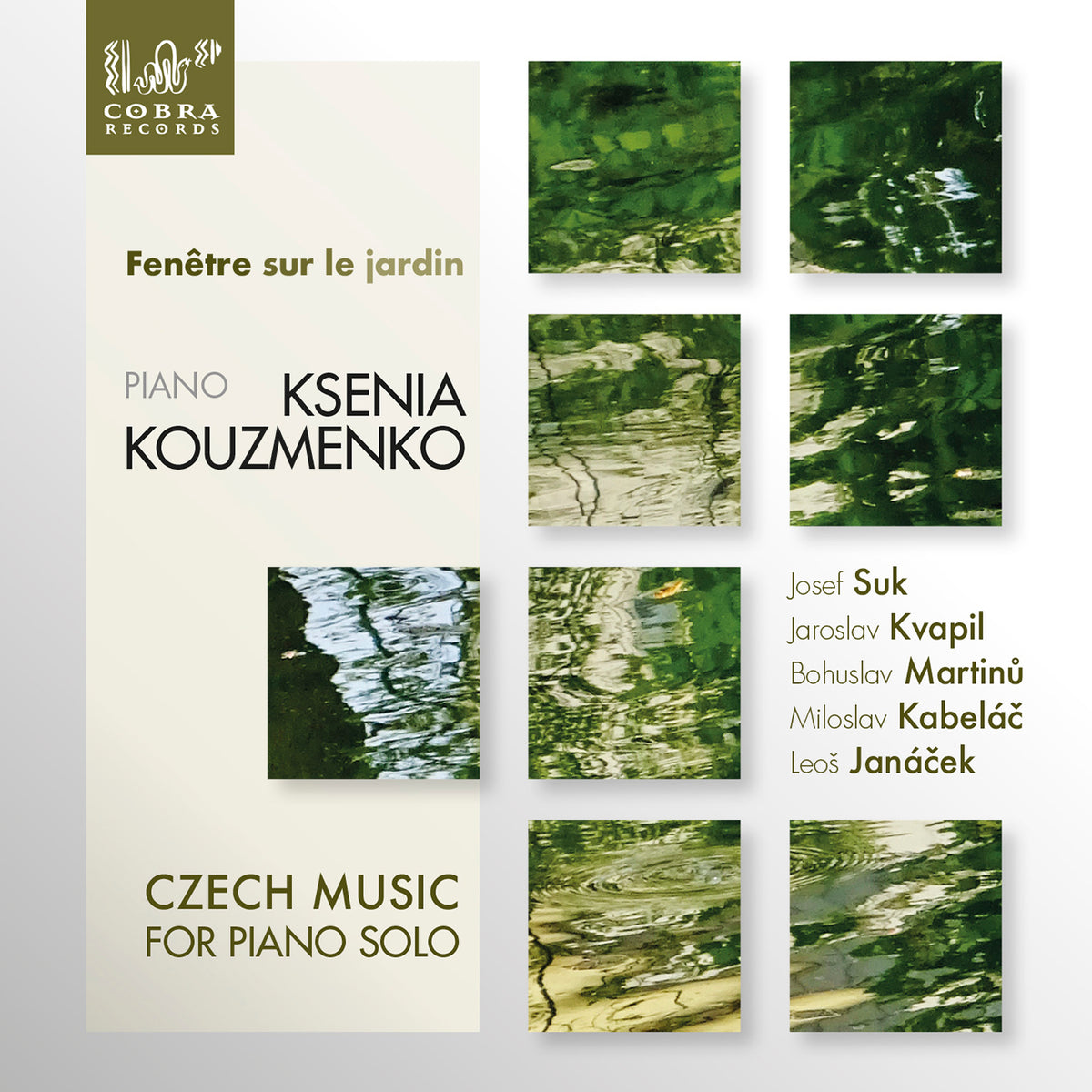 Fenetre sur le jardin, Czech music for piano solo