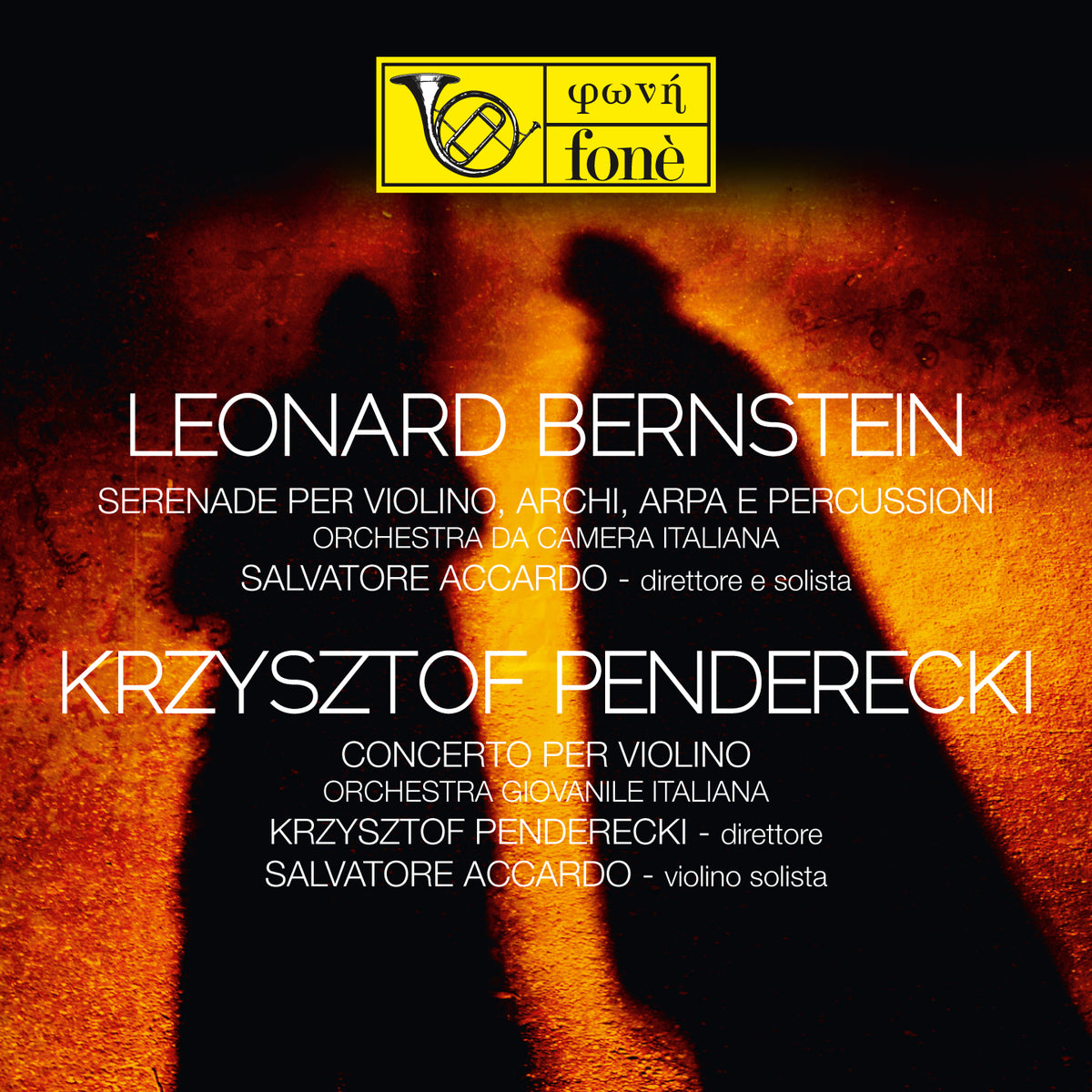 Works for Violin of  Bernstein, Penderecki
