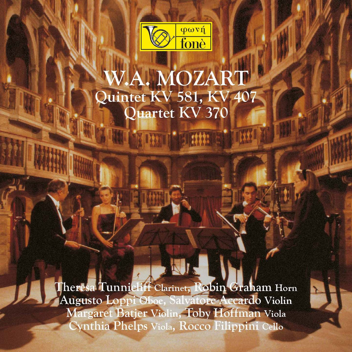 Mozart Quintet KV 581, KV 407 - Quartet KV 370