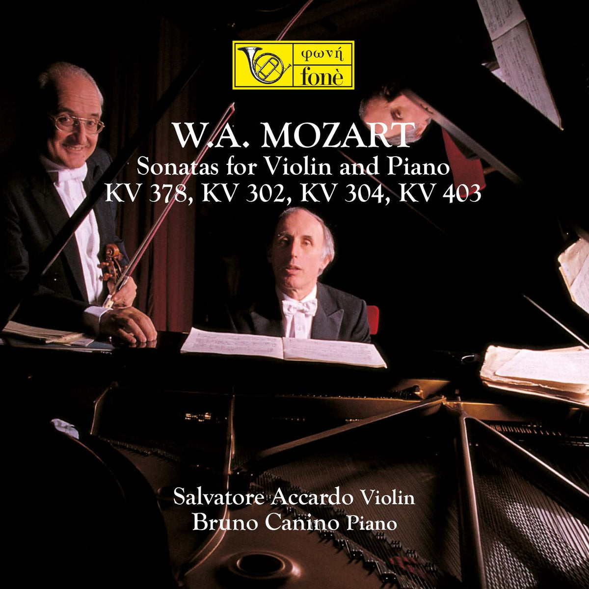 Mozart Sonatas for Violin and Piano KV378, 302, 304, 403