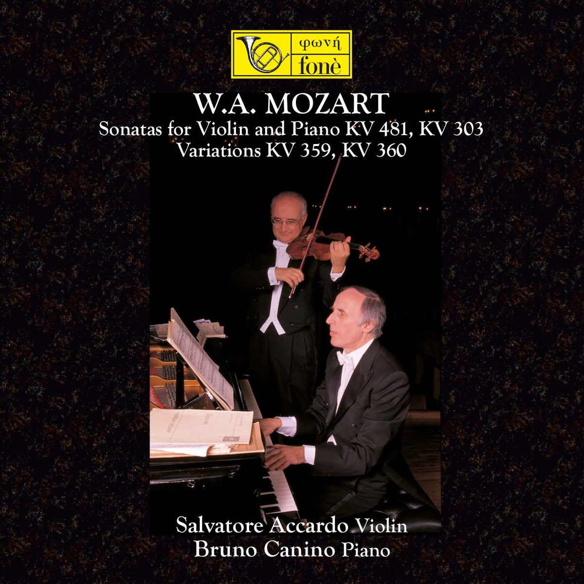 Mozart Sonatas for Violin and Piano KV 481, 303 - Variations KV 359, 360