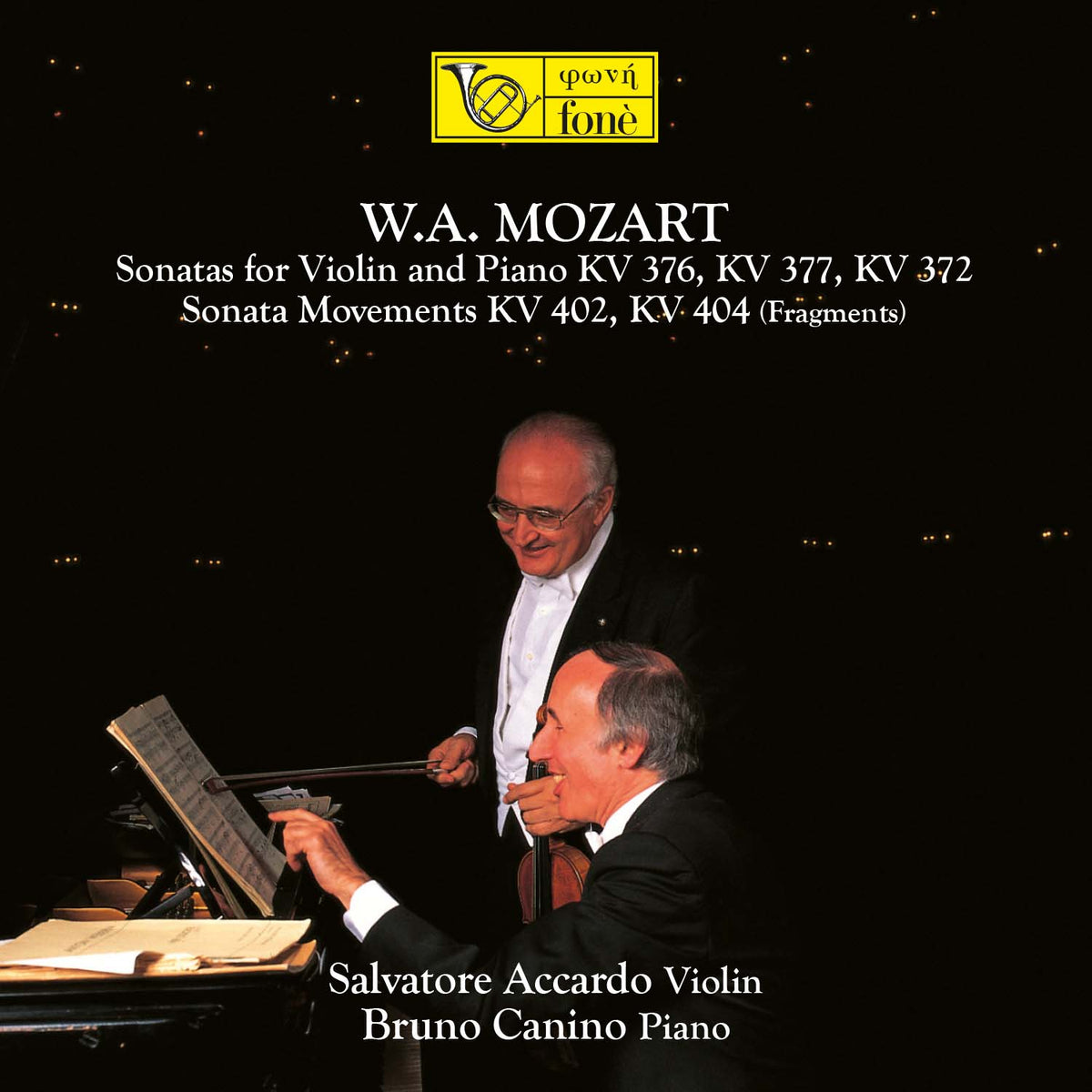 Mozart Sonatas for Violin and Piano KV 376 ,377, 372, 402, 404