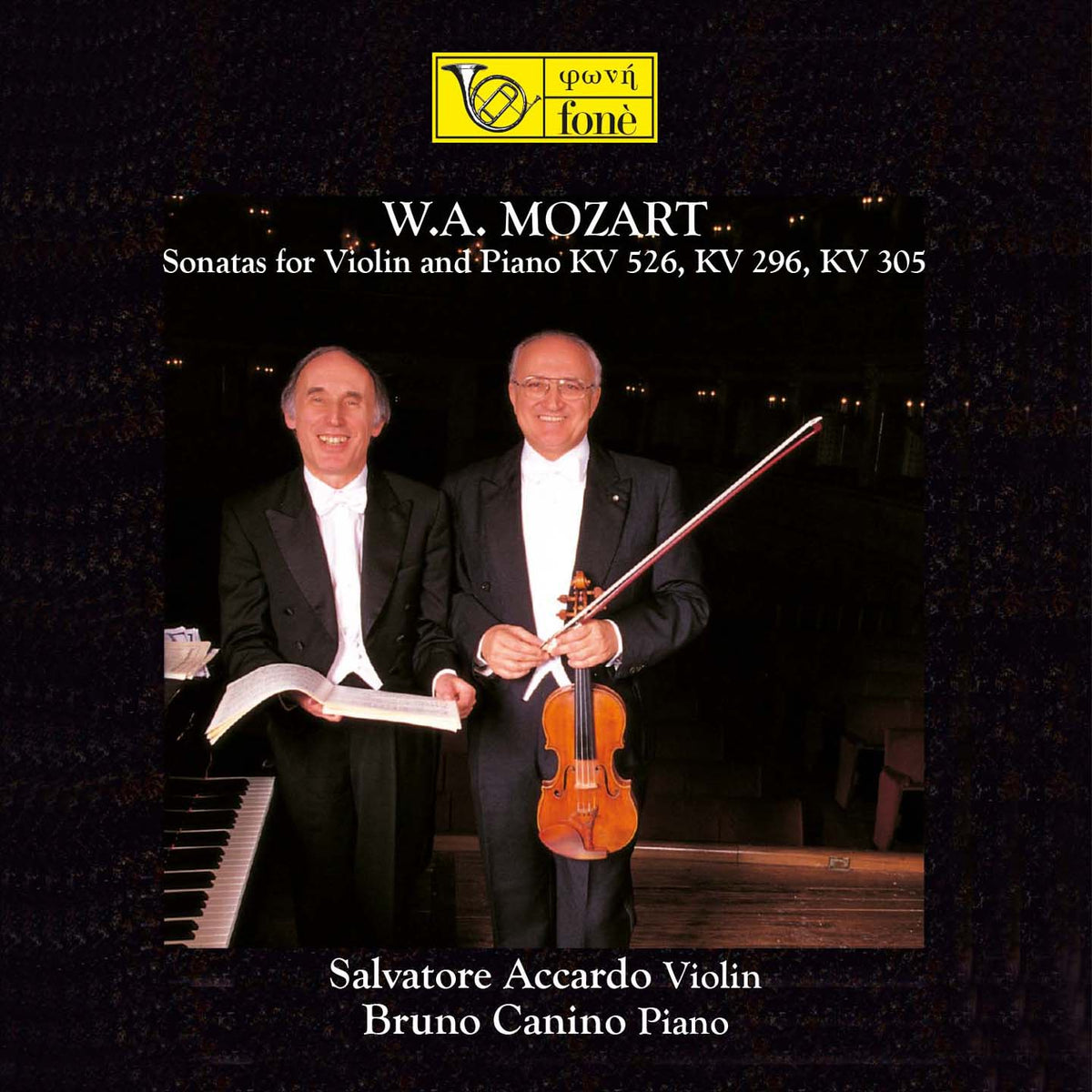 Mozart Sonatas for Violin and Piano KV 526, 296, 305