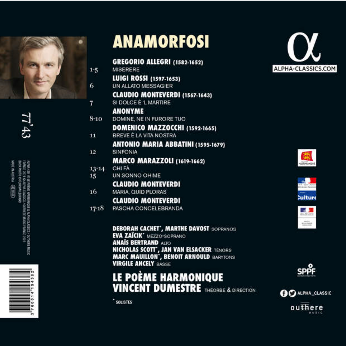 Allegri & Monteverdi: Anamorfosi