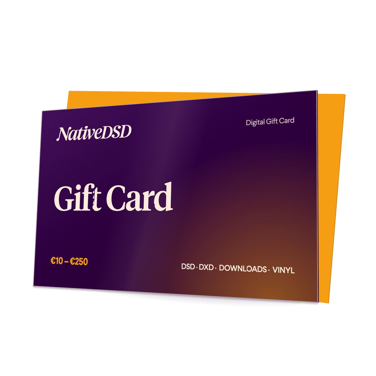 NativeDSD Music Gift Card