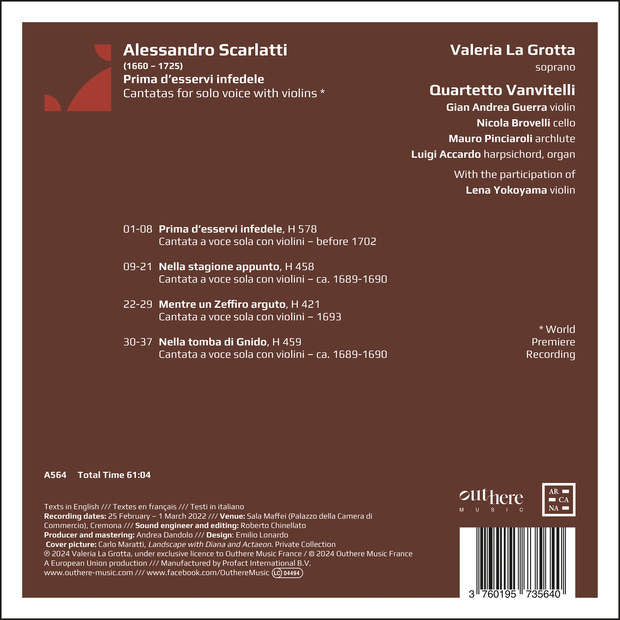 Scarlatti: Cantatas for Solo Voice with Violins